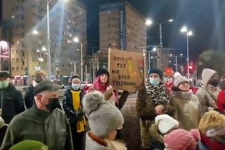Protest Wolne media w Szczecinie