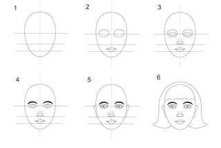 Jak narysować twarz? Przykładowy szkic twarzy
