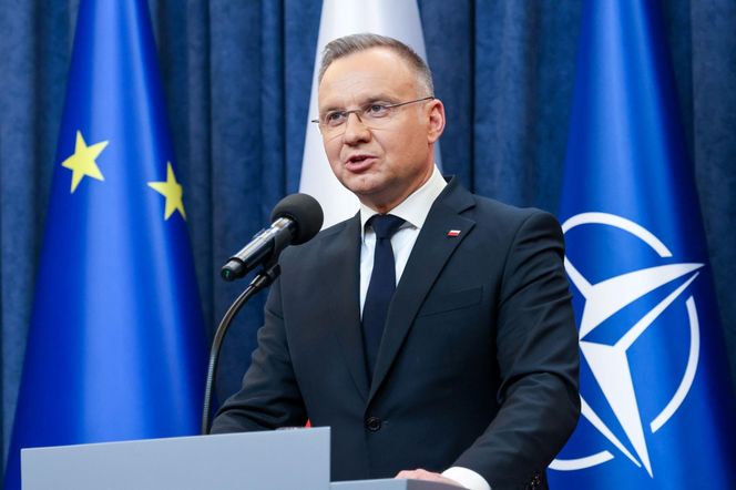 Andrzej Duda po spotkaniu z gen. Keithem Kelloggiem (18.02.2025)