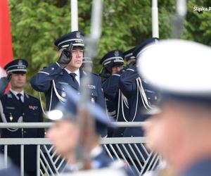 Uroczyste ślubowanie 69 nowych policjantów  w Oddziale Prewencji Policji w Katowicach