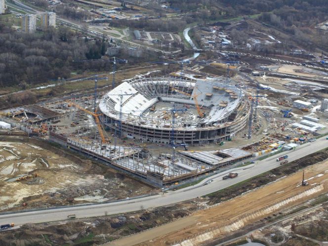 Tak powstawał stadion Tarczyński Arena we Wrocławiu