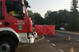 Śmiertelny wypadek pod Pszczyną. Rowerzysta nie żyje. Kierowca audi, który uciekł, był pijany [ZDJĘCIA]