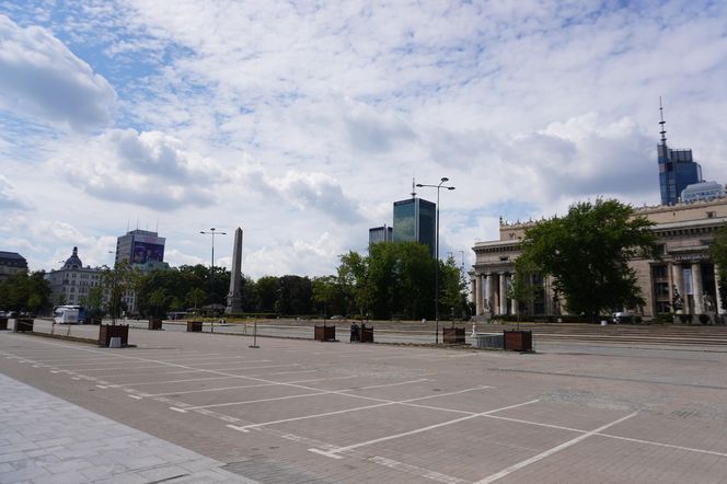 Plac Defilad przed Pałacem Kultury