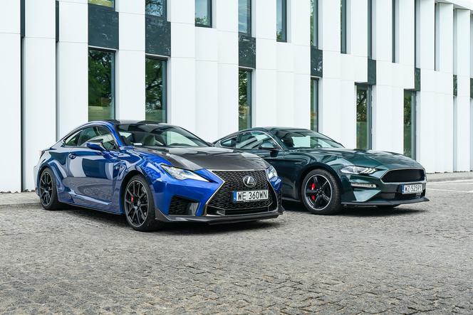 Ford Mustang Bullitt 5.0 V8 vs. Lexus RC F Carbon 5.0 V8 - PORÓWNANIE, OPINIA. Niedługo zatęsknimy za takimi autami