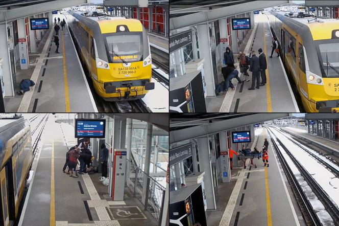 Mężczyzna stracił przytomność. Szybka reakcja zapobiegła tragedii 