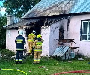 Tragiczny pożar domu na Lubelszczyźnie. Mężczyzna nie żyje