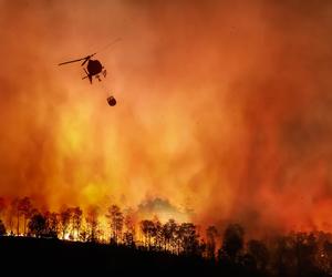 Płonie Bieszczadzki Park Narodowy! W akcji gaśniczej drony i śmigłowiec