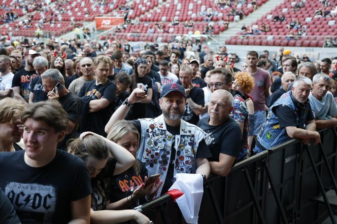 Koncert AC/DC w Warszawie (4.07.2025) - część pierwsza. Organizatorem koncertu jest Live Nation