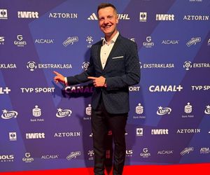 Rafał Mroczek na gali Ekstraklasy