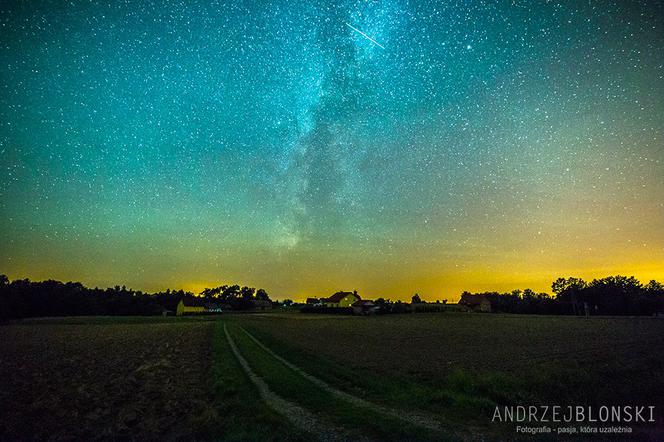 Perseidy i Airglow na Podkarpaciu