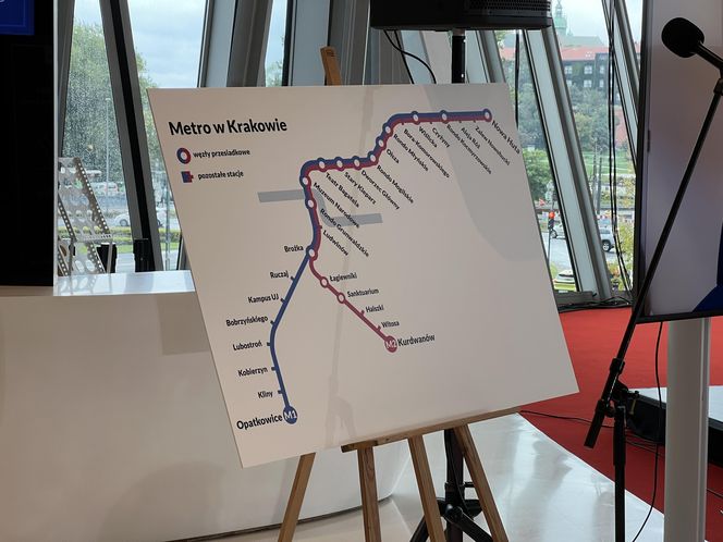Kraków pokazał pierwszą linię metra