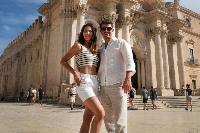 	Barwy szczęścia, odc. 3146. Justin (Jasper Sołtysiewicz), Regina (Kamila Kamińska)