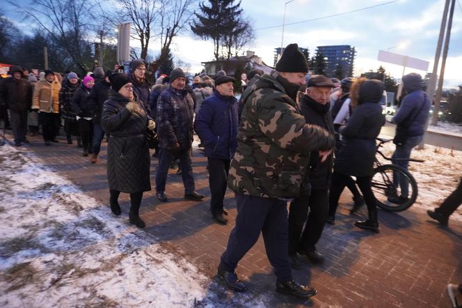 Protest kielczan przeciw budowie S74