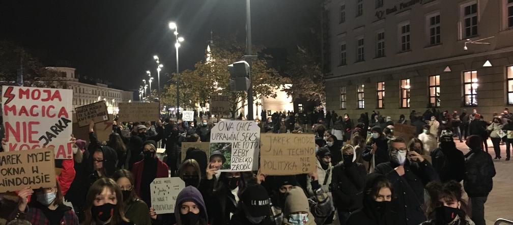 Strajk rozpoczął się na Placu Litewskim