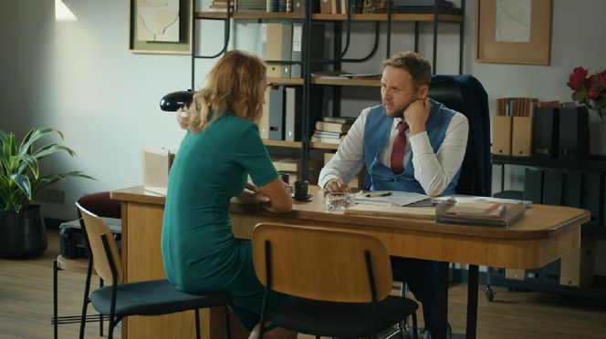 Barwy szczęścia, odcinek 3137. Asia (Anna Gzyra), Klemens (Sebastian Perdek)