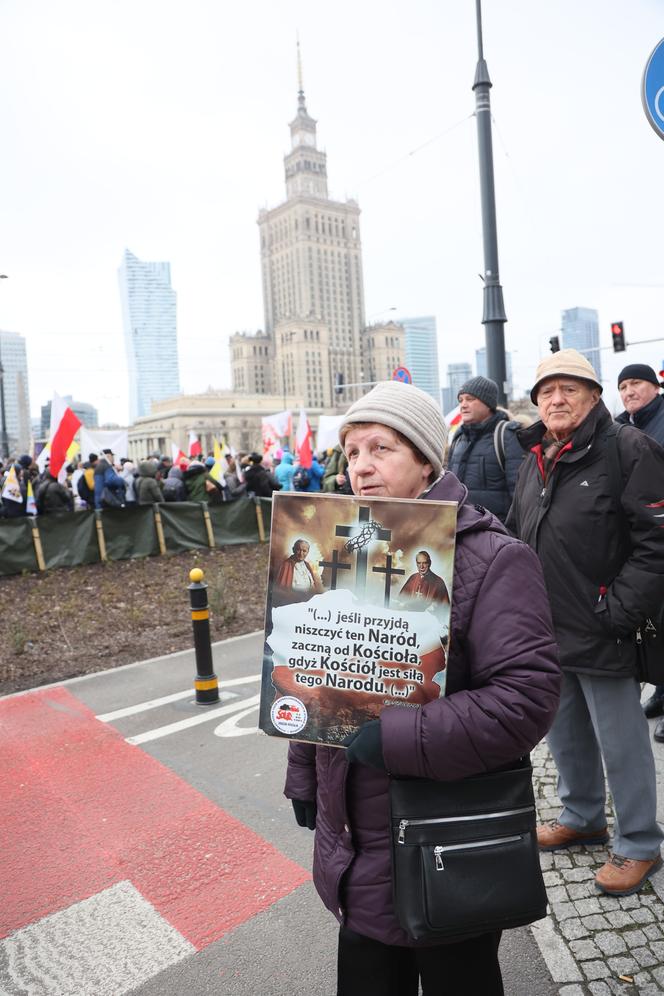 Narodowy Marsz Papieski w Warszawie