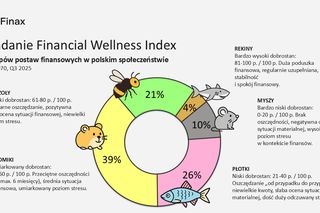 Badanie: co trzeci Polak w słabej kondycji finansowej, oszczędza tylko 34% społeczeństwa