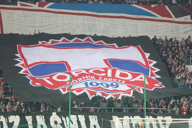 ZDJĘCIA kibiców na meczu Górnik Zabrze-Lech Poznań