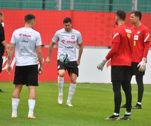 Trening piłkarskiej reprezentacji Polski