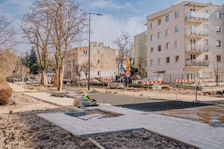 Remont ul. Długosz i Okrzei w Łodzi