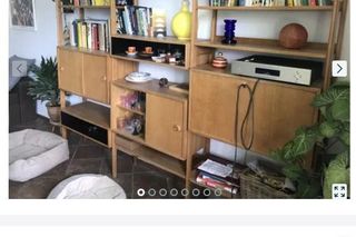 Regał z Kompletu kombinowanego typ 1329 autorstwa Hałasa