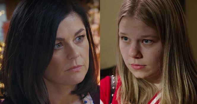 M jak miłość. Kinga (Katarzyna Cichopek), Lenka (Olga Cybińska)