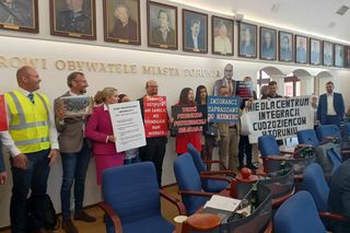 Protestowali przeciwko utworzeniu Centrum Integracji Cudzoziemców w Toruniu