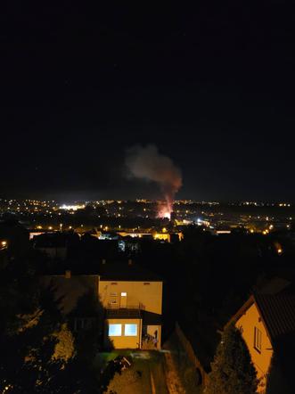 Pożar przy Wierzbowej w Starachowicach