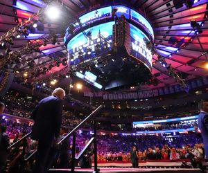 Wiec Trumpa na Madison Square Garden