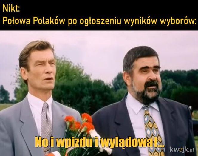 Memy po wyborach w Polsce. Tak internet skomentował wyniki 