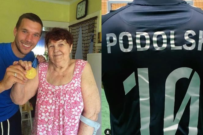 Lukas Podolski z Górniku Zabrze. Piłkarz zrobił to dla ukochanej babci