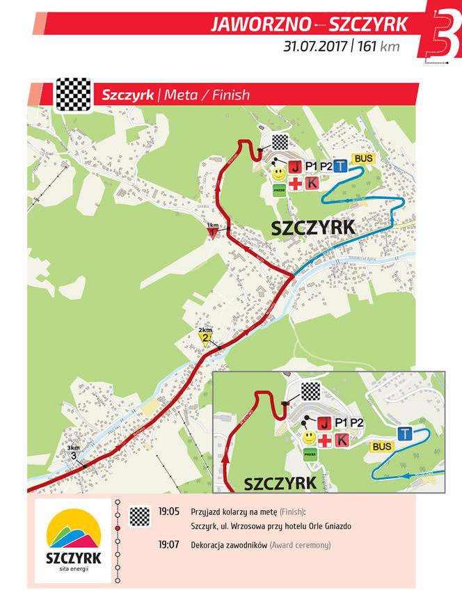 Tour de Pologne 2017 - trasa mety III etapu
