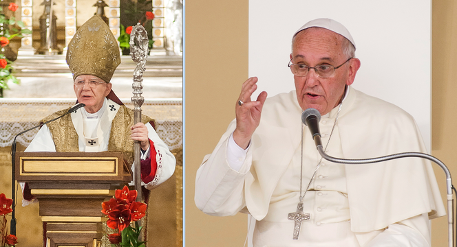 Abp Jędraszewski i Papież Franciszek