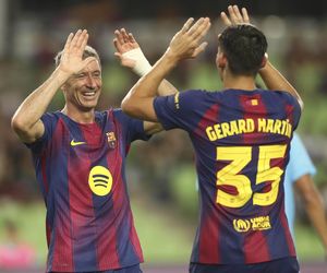 Robert Lewandowski z ojcem Krzysztofem