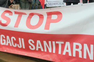 Lublin/Covid-19 - manifestacje przeciwników szczepień