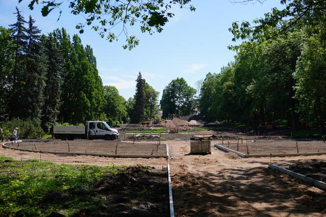 Rewitalizacja Parku Planty. Tak wyglądają majowe prace w centrum Białegostoku
