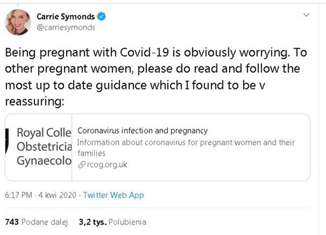 Boris Johnson zaraził narzeczoną w ciąży, Carrie też ma koronawirusa
