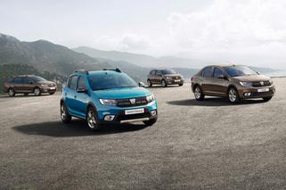 Dacia poprawiła modele Sandero, Logan, Sandero Stepway i Logan MCV