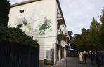 Agnieszka Osiecka mural ul. Francuska 33 w Warszawie