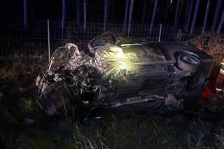 Poważny wypadek na S10 pod Toruniem. 5 osób poszkodowanych