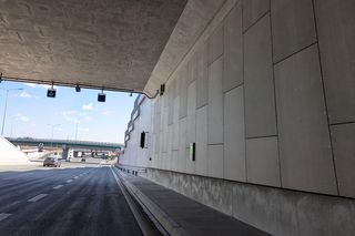 Prace serwisowe w tunelu na obwodnicy Krakowa