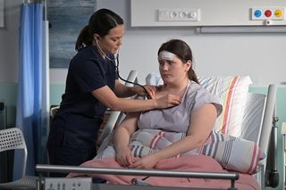 Pierwsza miłość, odcinek 3994: Julita (Dagmara Bryzek), pacjentka