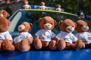 Pluszowe misie przekazane policji przez Rzecznika Praw Dziecka