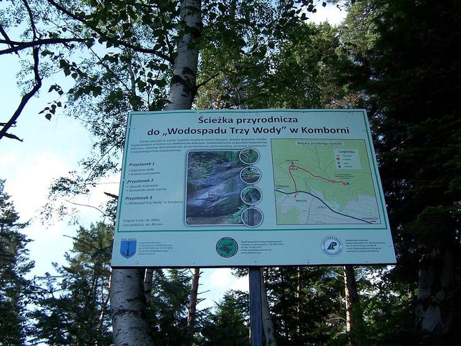 Wodospad Trzy Wody. Urokliwie położona ciekawostka turystyczna na Podkarpaciu