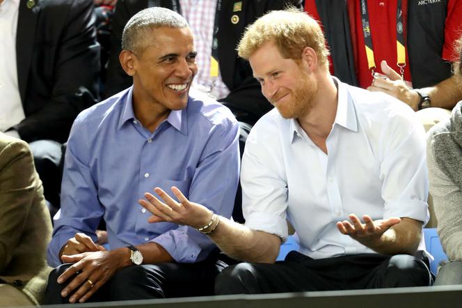 Barack Obama i książę Harry