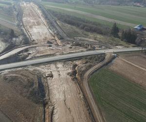 Budowa Obwodnicy Opatowa ZDJĘCIA Marzec 2024