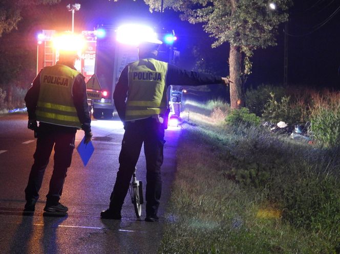 Roztrzaskał się mercedesem na drzewie. Nie miał żadnych szans