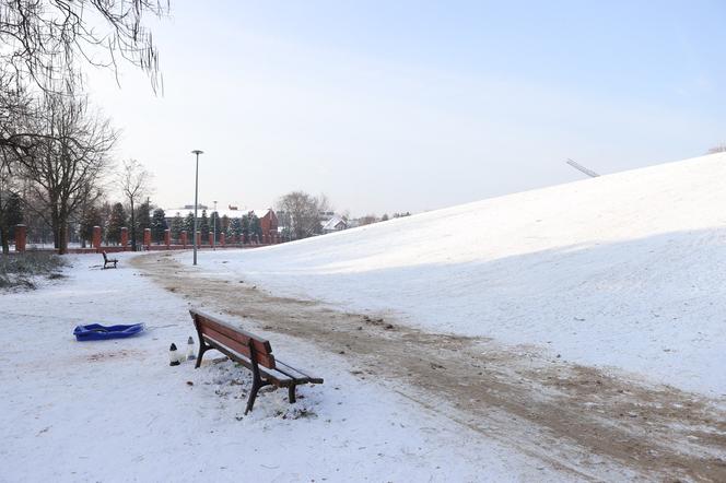 Ławka w Parku Szczęśliwickim