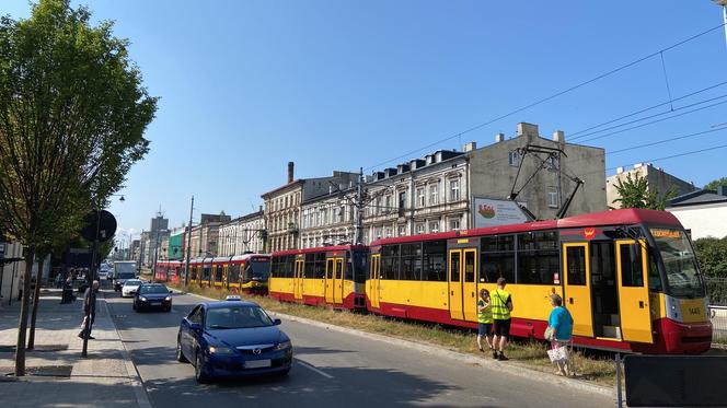 Wstrzymany ruch tramwajów w Łodzi