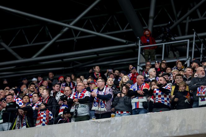 Kibice na meczu Górnik Zabrze - Legia Warszawa